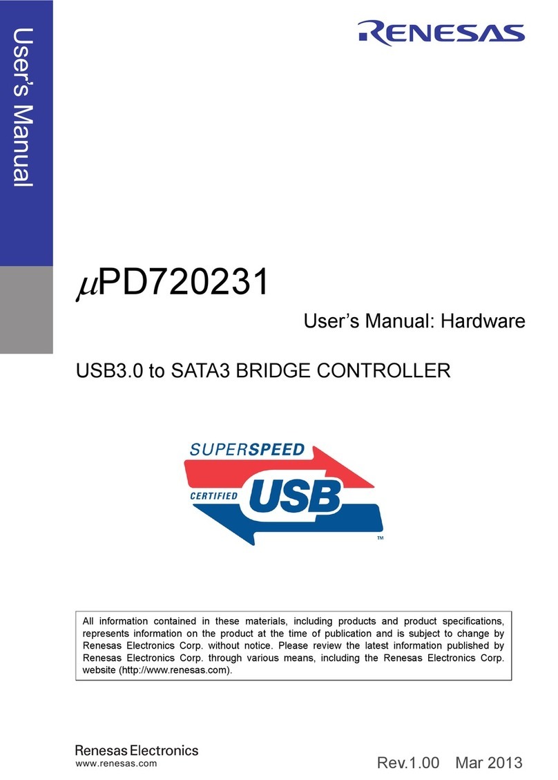 Renesas mPD720231 User manual