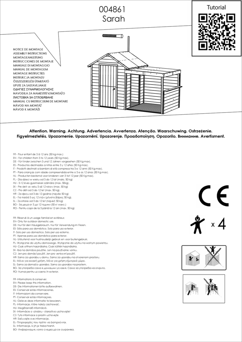 Baumax Sarah 004861 Assembly instructions