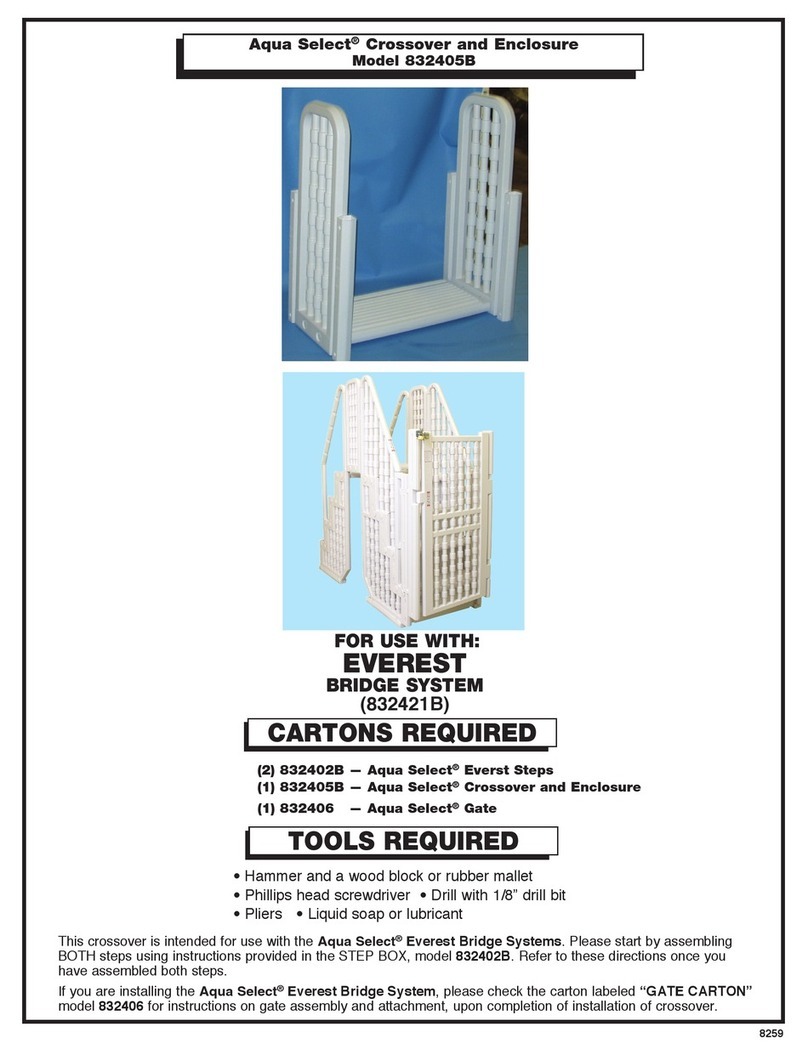 Aqua Select 832405B quick start guide