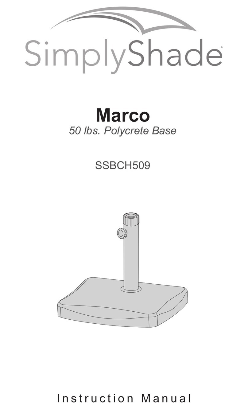 Simply Shade Marco SSBCH509 instruction manual