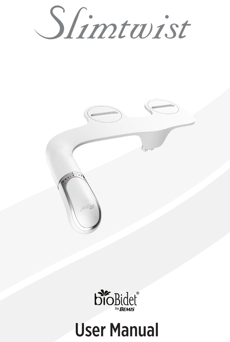 BEMIS bioBidet Slimtwist User manual