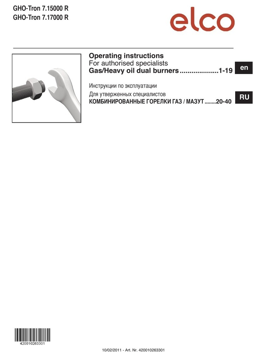 elco GHO-Tron 7.15000 R User manual