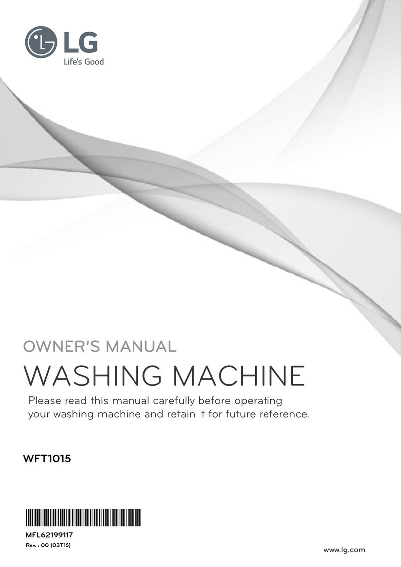 LG WFT1015 User manual