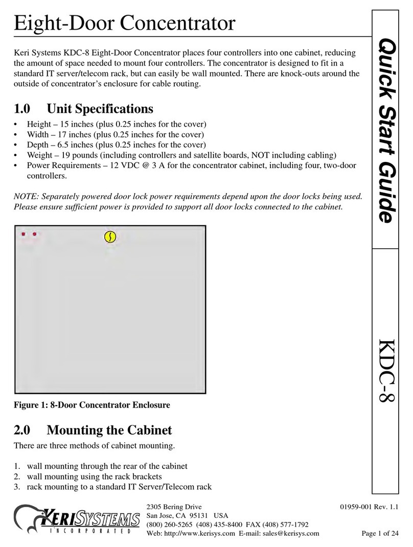 KeriSystems KDC-8 quick start guide