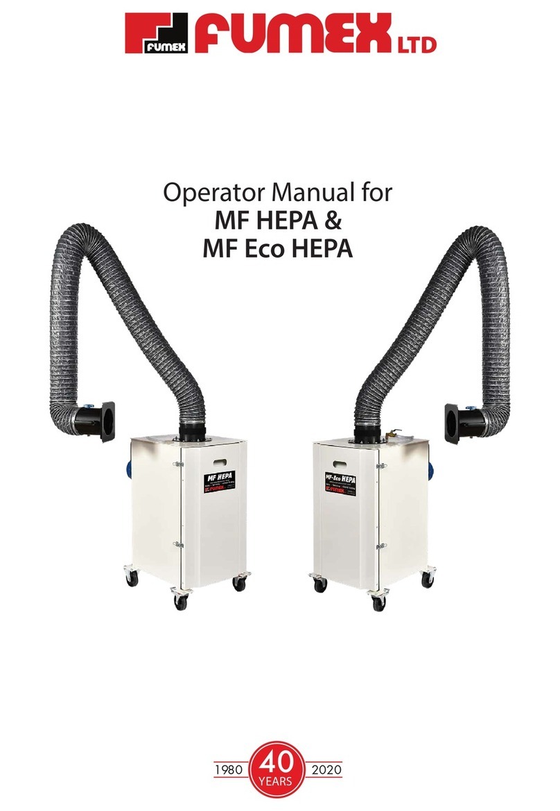Fumex MF HEPA Operator's manual