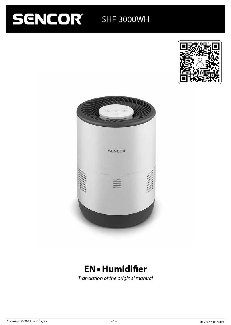 Sencor SHF 3000WH User manual