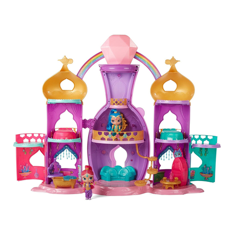 Fisher-Price Nickelodeon Shimmer and Shine Magical Light-Up Genie Palace... Assembly instructions