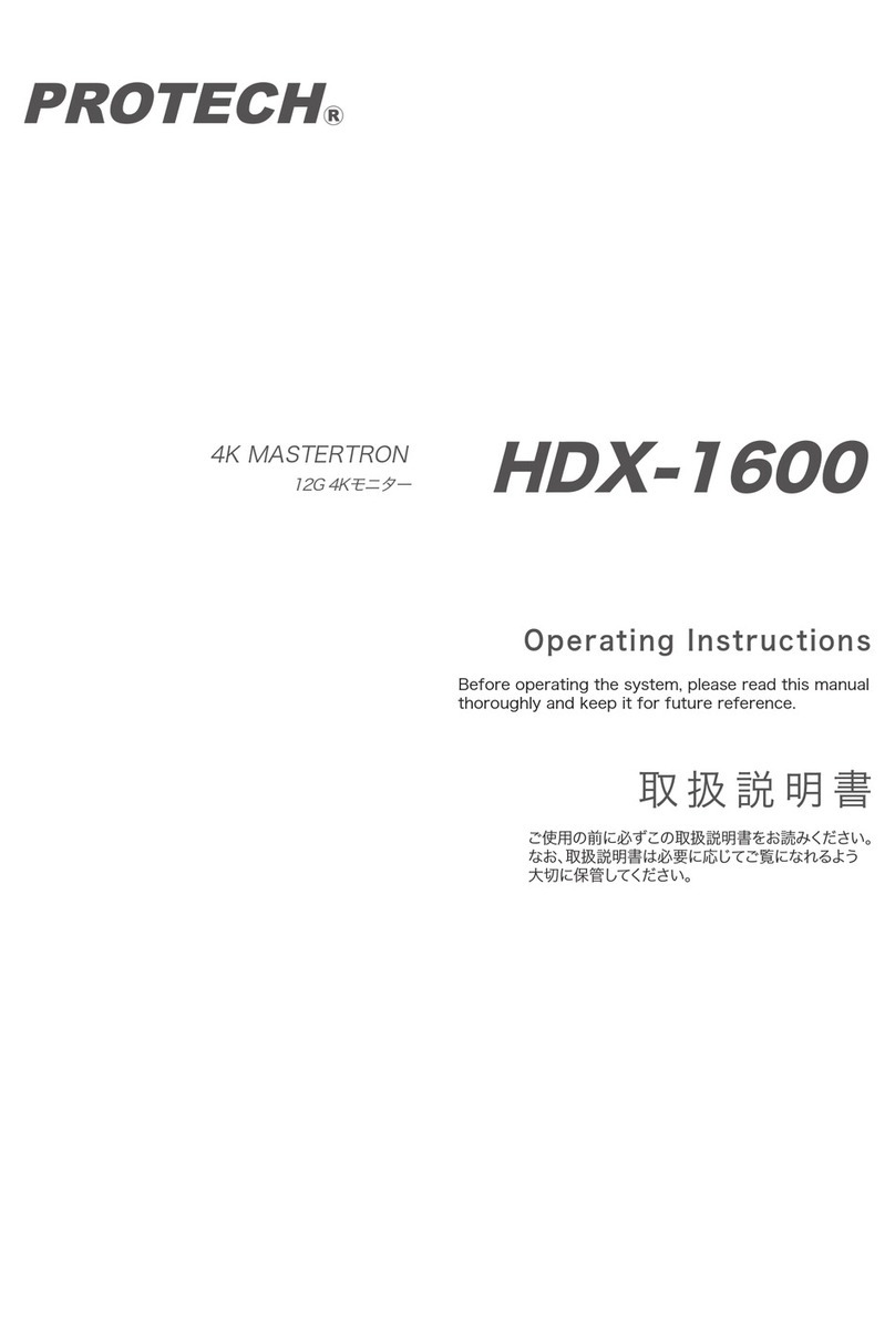 protech 4K MASTERTRON HDX-1600 User manual protech 4K MASTERTRON HDX-1600 User manual