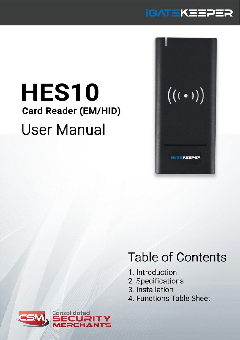 CSM iGATEKEEPER HES10 user manual