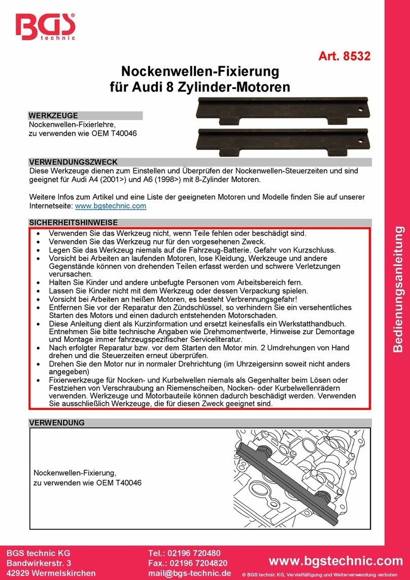 BGS technic 8532 User manual