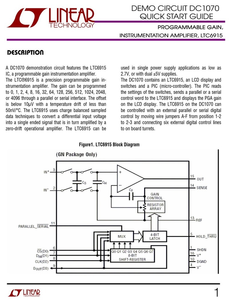 Linear Technology DC1070 User manual