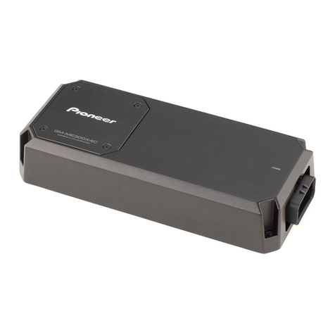 Pioneer GM-ME300X4C owner's manual