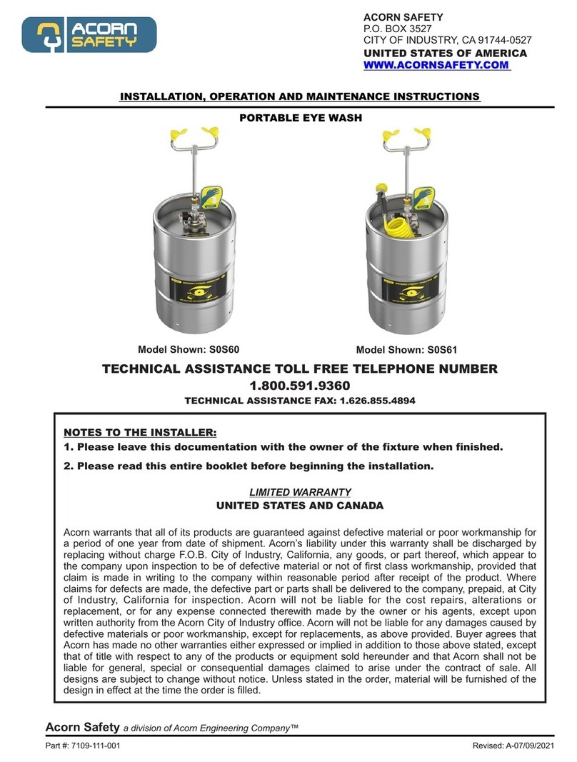 Acorn Safety S0S60 Manual