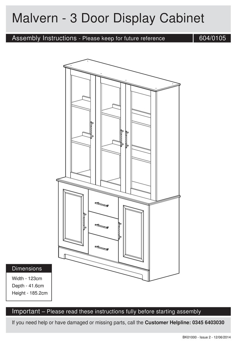 Argos Malvern 604/0105 Assembly instructions Argos Malvern 604/0105 Assembly instructions