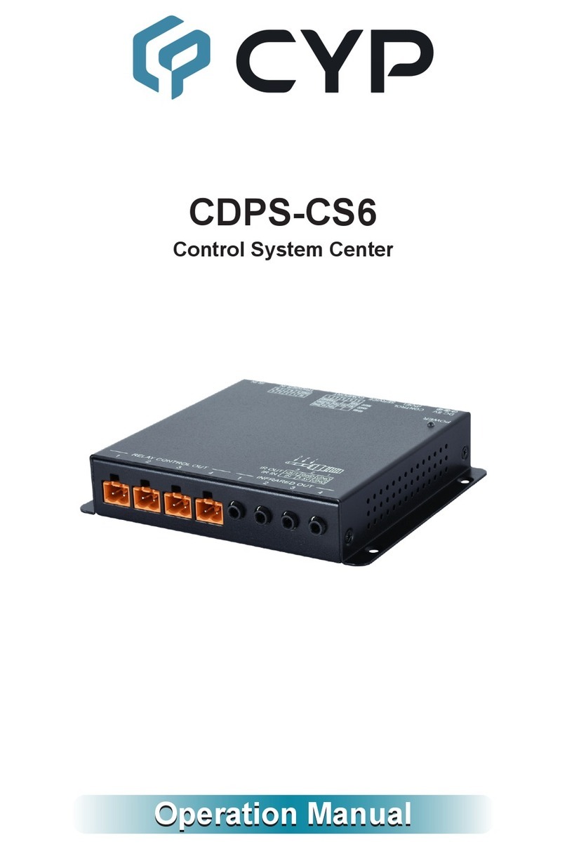 CYP CDPS-CS6 User manual