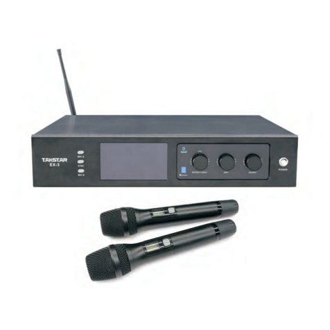 Takstar EX-3 User manual