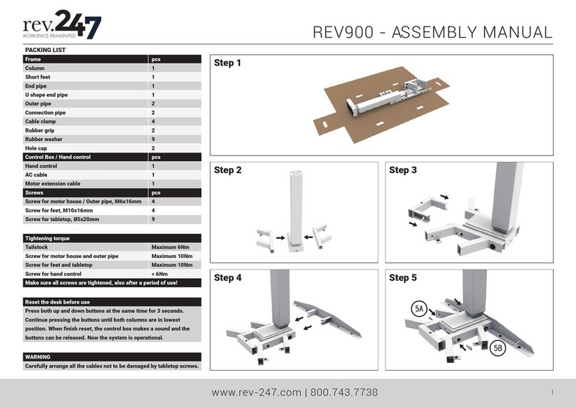 REV.247 REV900 Assembly manual