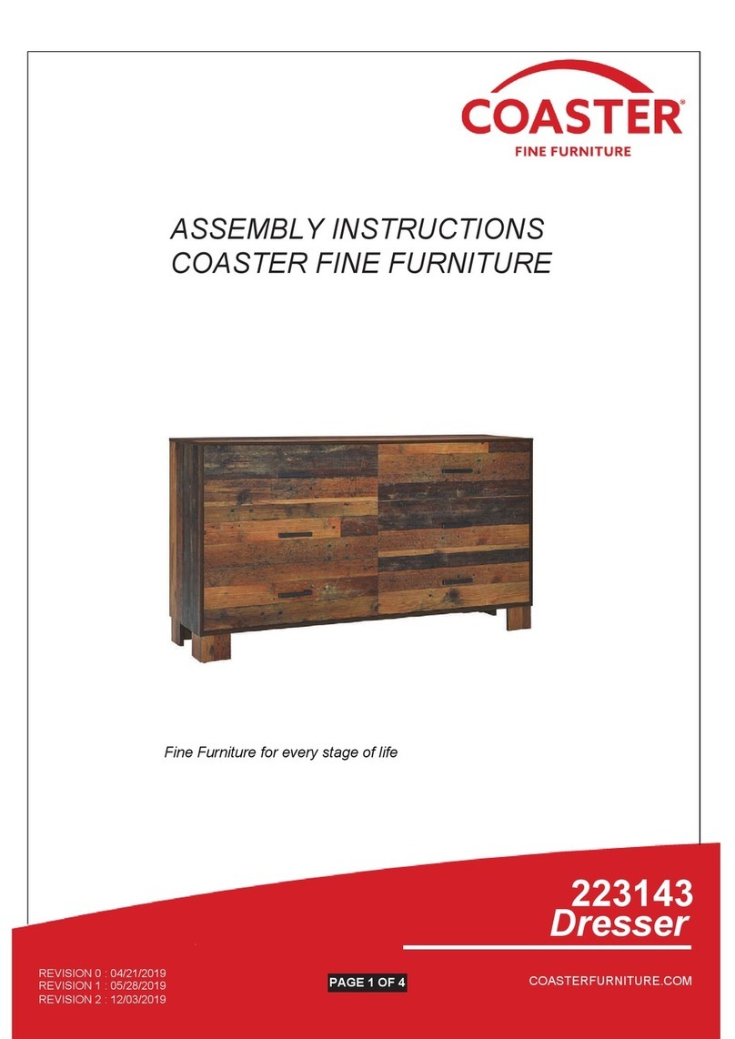 Coaster 223143 Assembly instructions