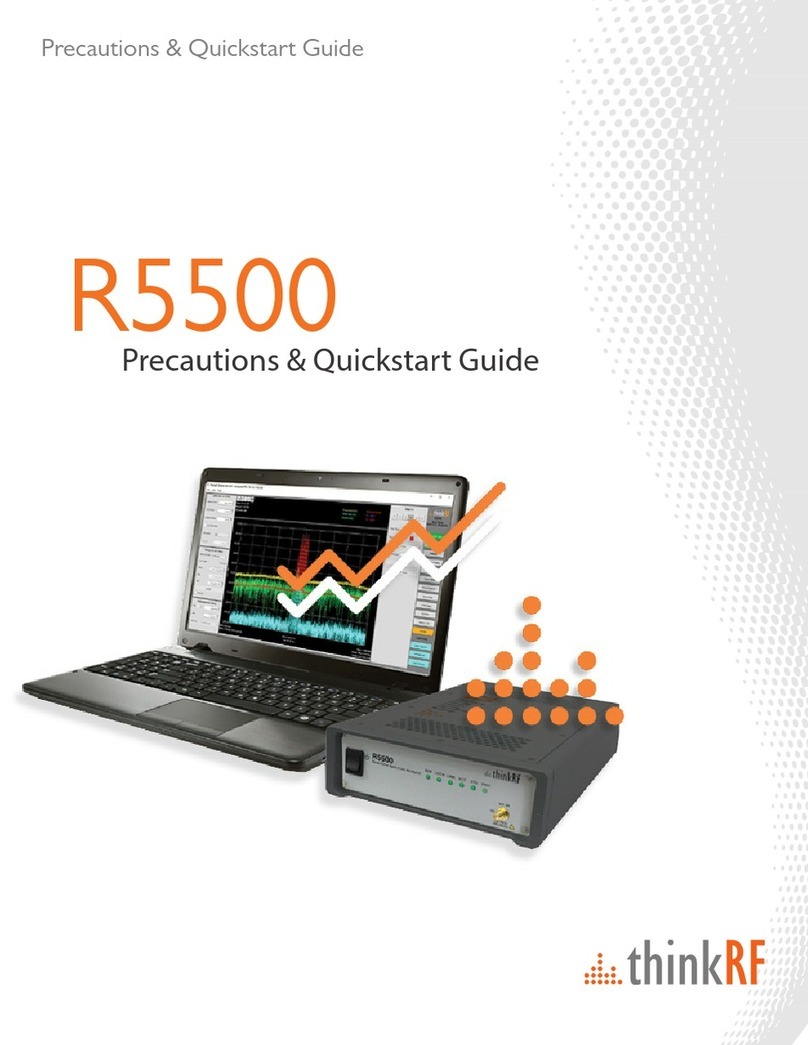 ThinkRF R5500 User manual