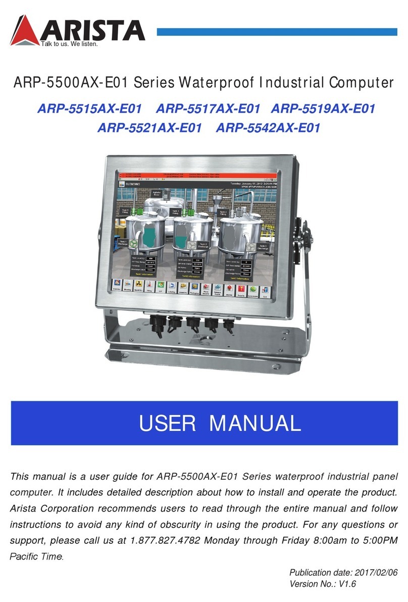 Arista ARP-5500AX-E01 Series user manual