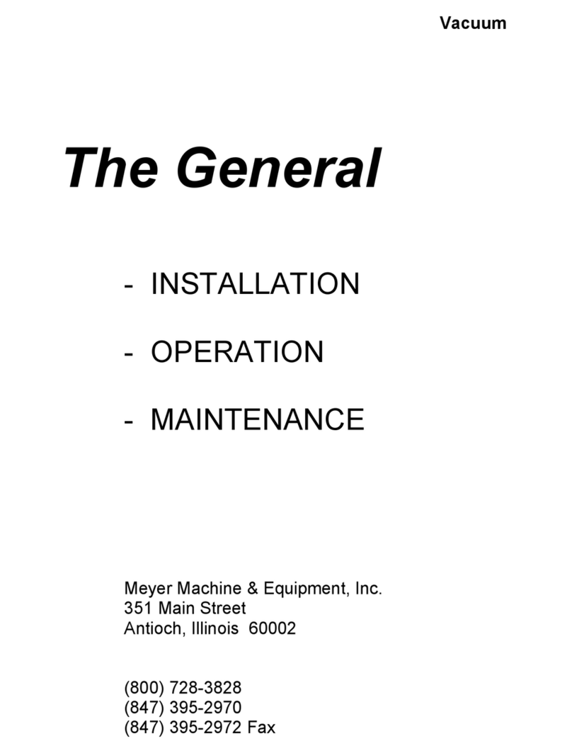 Meyer The General Installation operation & maintenance