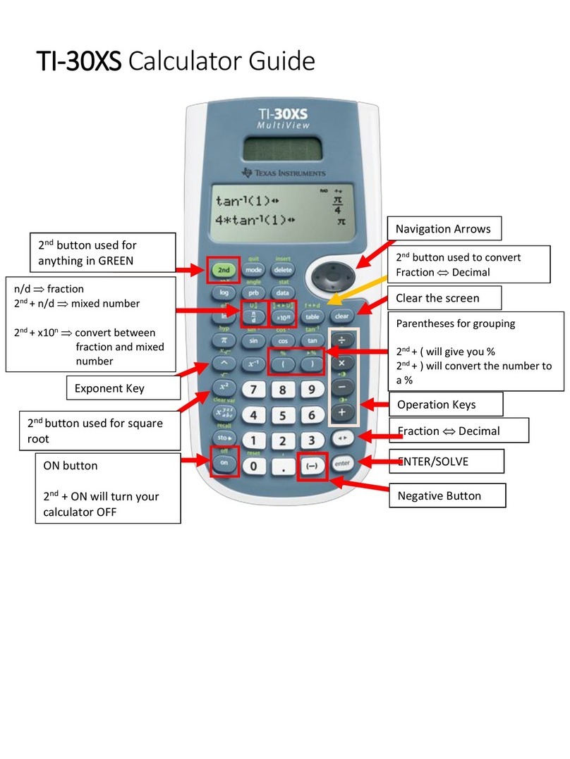 Texas Instruments TI-84 - Plus - Edition Graphing Calculator User manual Texas Instruments TI-84 - Plus - Edition Graphing Calculator User manual