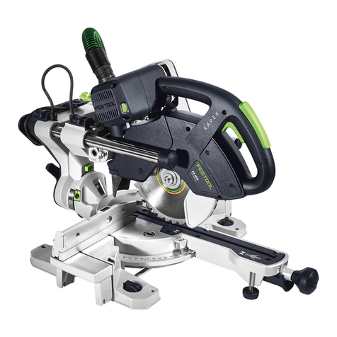 Festool KS 60 E User manual