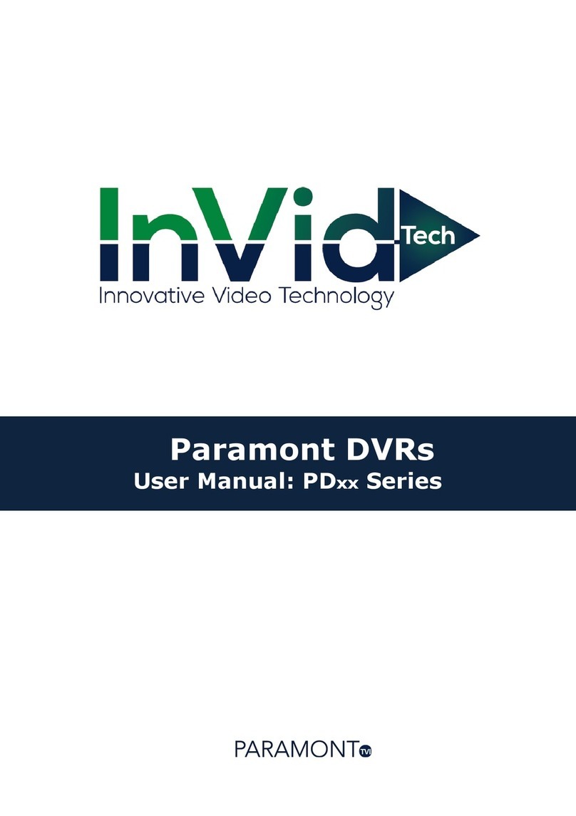 InVid Tech Paramont PD Series user manual