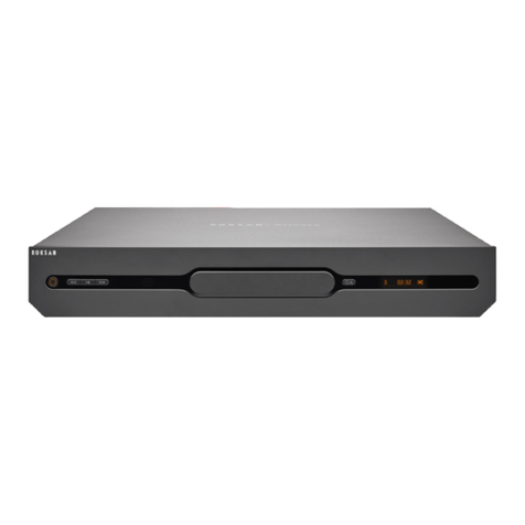 Roksan Audio Attessa CD Transport quick start guide