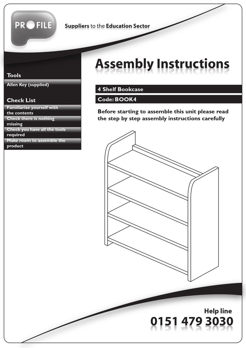 Profile BOOK4 Assembly instructions