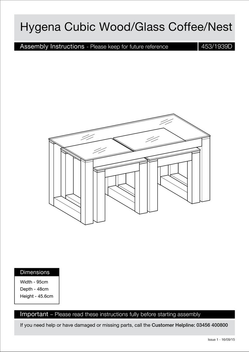 HOME RETAIL GROUP 453/1939D Assembly instructions