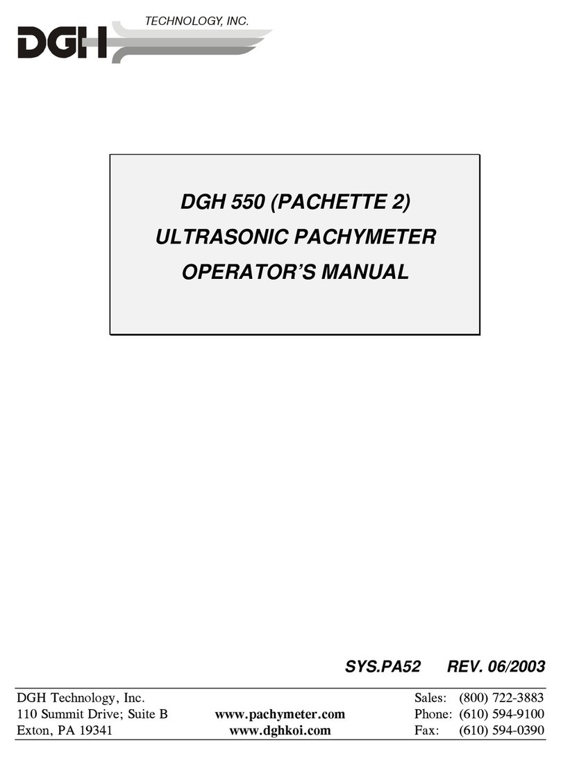 DGH Pachette 2 Operator's manual