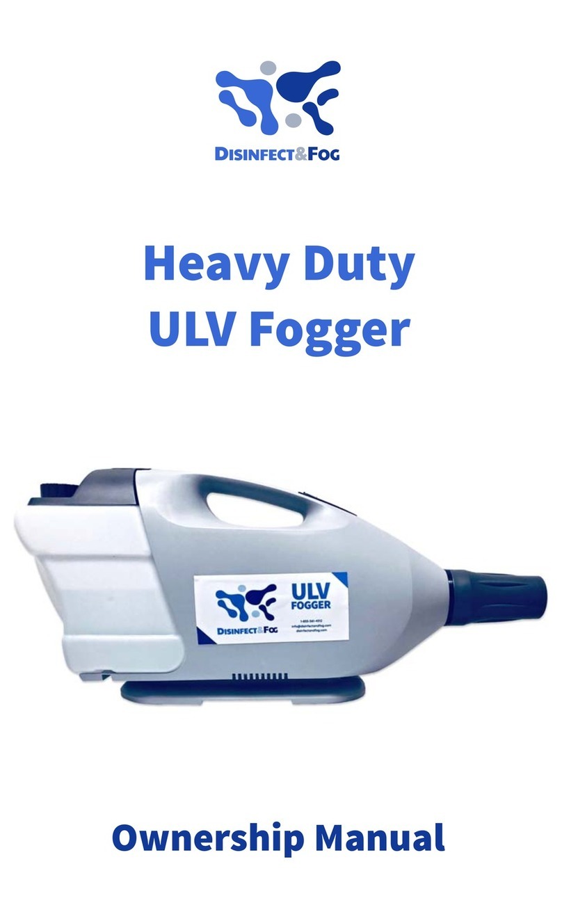 Disinfect&Fog Heavy Duty ULV Fogger owner's manual