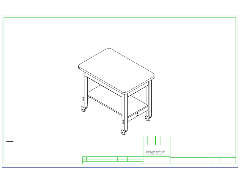 Mansion schools PDC-2436 Assembly instructions