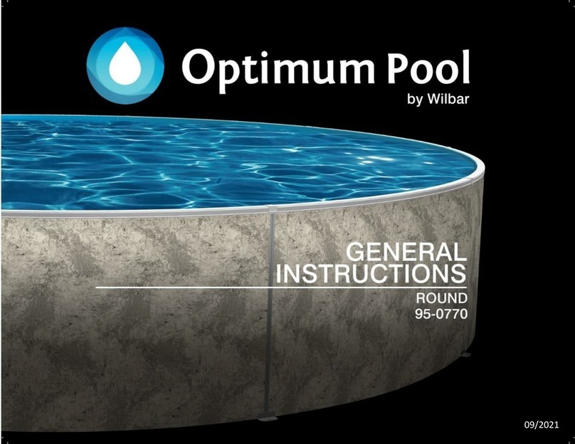 Wilbar Optimum Pool Round 95-0770 General instructions