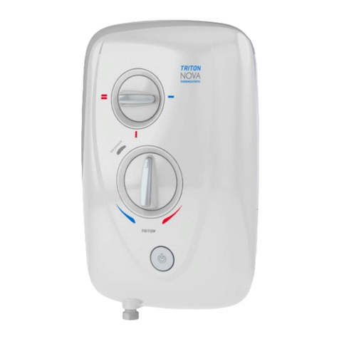 Triton NOVA Thermostatic Series Installation and operating instructions Triton NOVA Thermostatic Series Installation and operating instructions