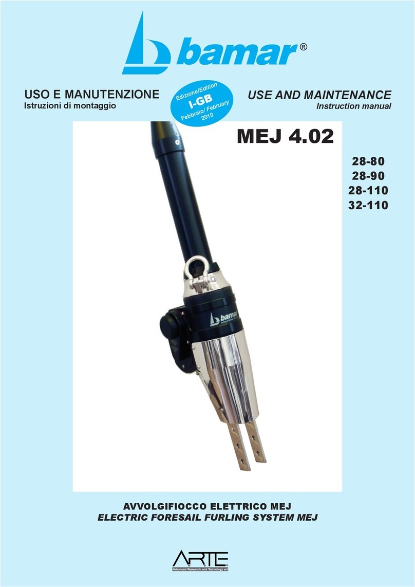bamar MEJ 4.02 Use and maintenance instruction manual