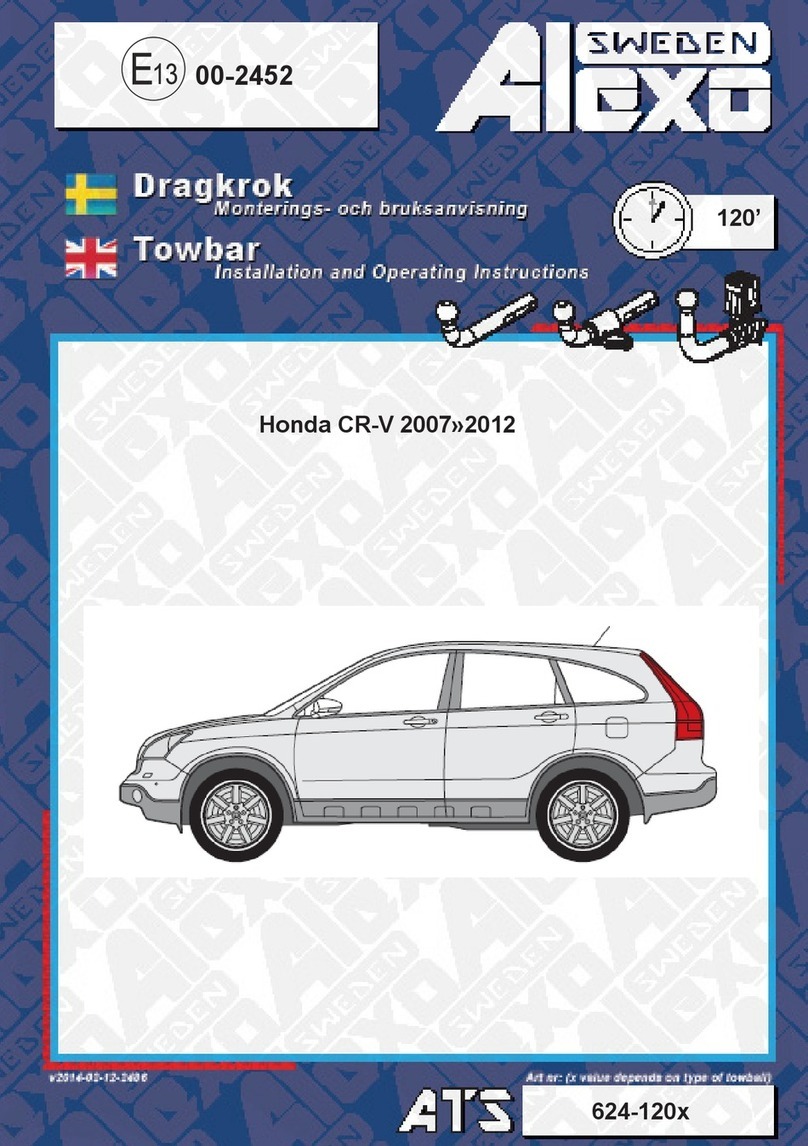 Alexo Sweden 624-120 Series User manual Alexo Sweden 624-120 Series User manual