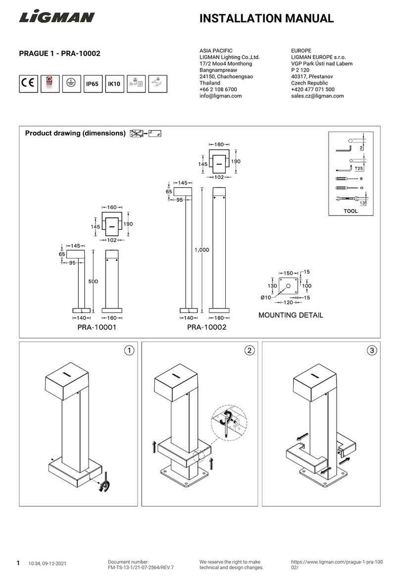 LIGMAN PRAGUE 1 User manual