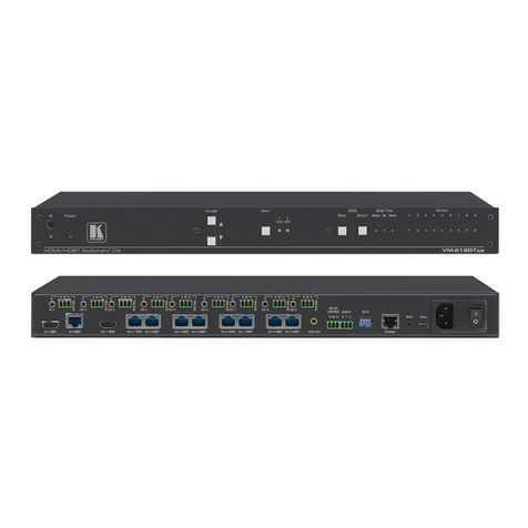 Kramer VM-218DTxr quick start guide