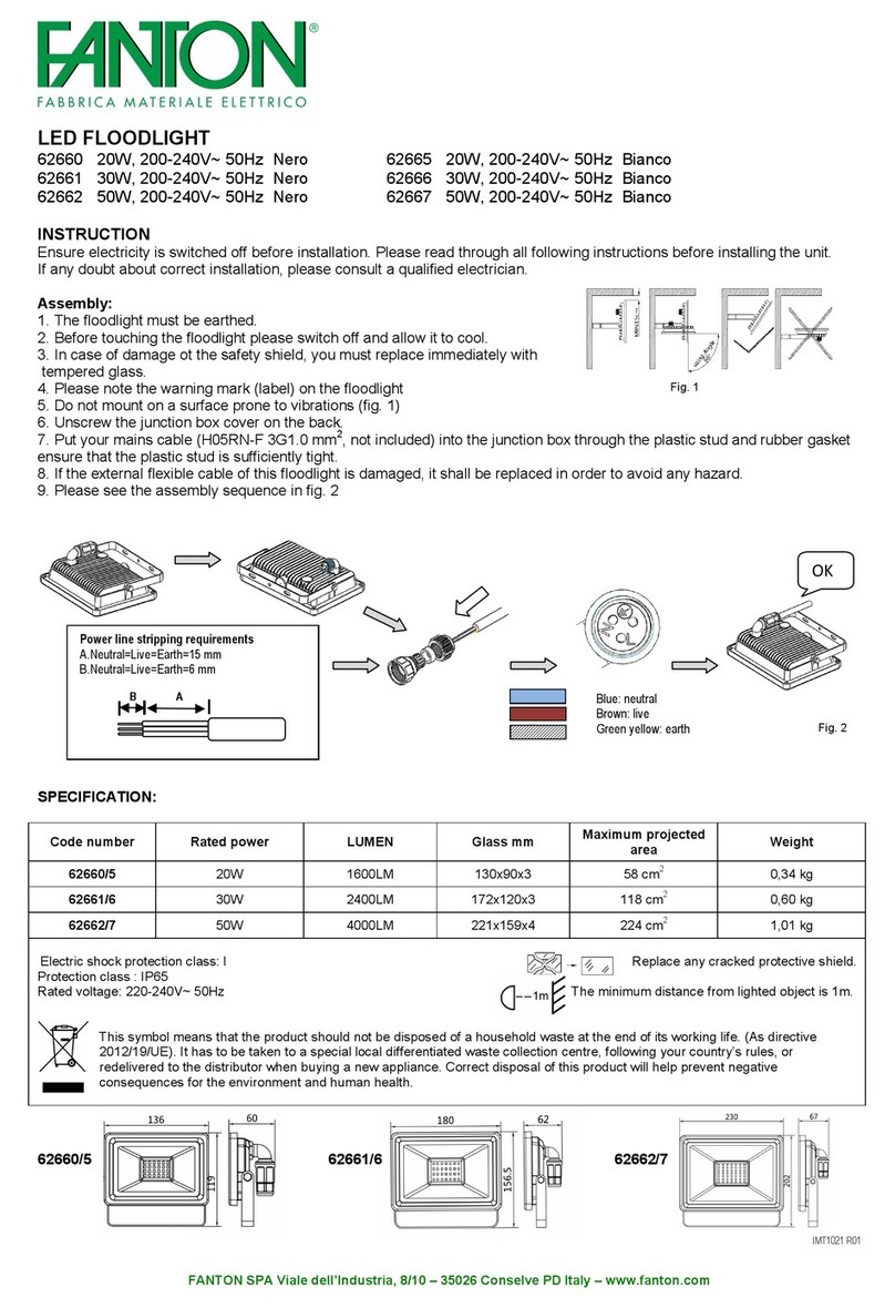 Fanton 62660 User manual