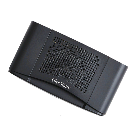 Barco ClickShare CS-100 User manual