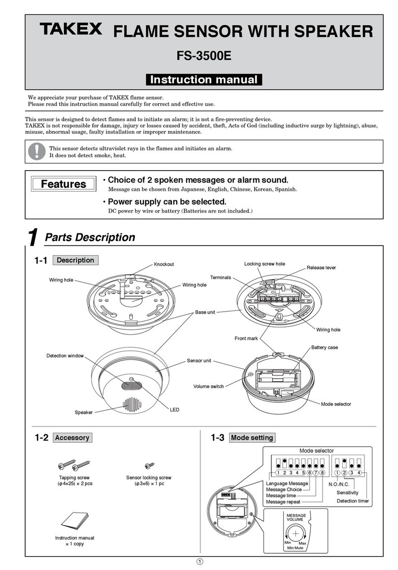 Takex FS-3500E User manual