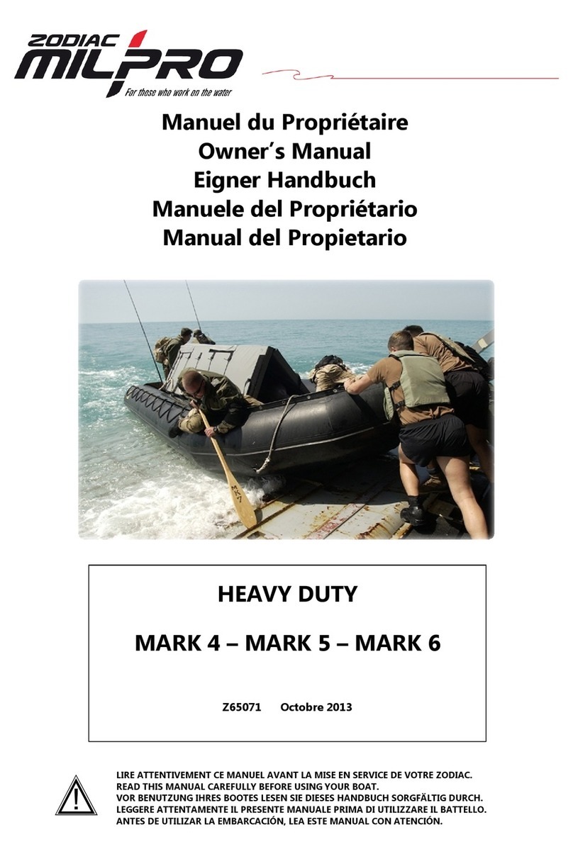 Zodiac MILPRO HEAVY DUTY Series owner's manual