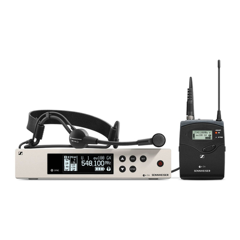 Sennheiser ew 100 G4 User manual