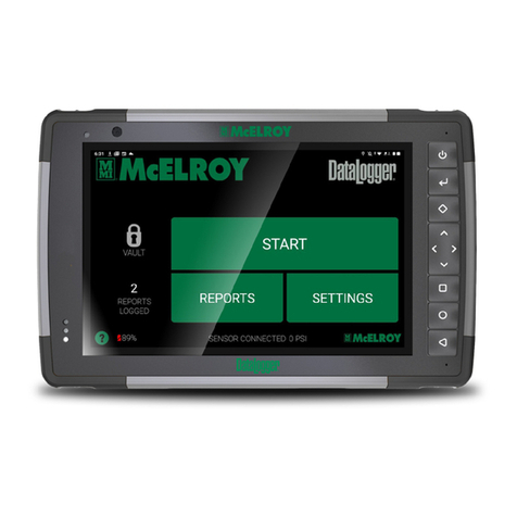 McElroy DATALOGGER 7 quick start guide