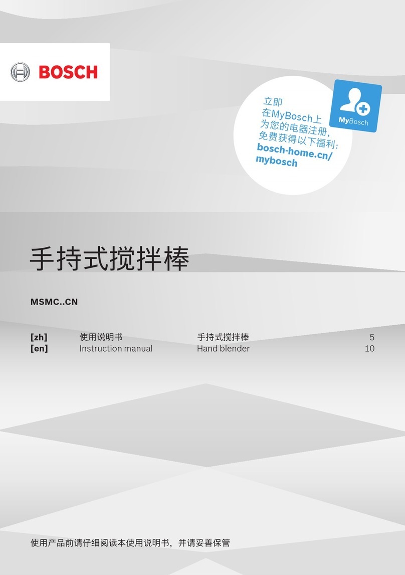 Bosch MSMC CN Series instruction manual