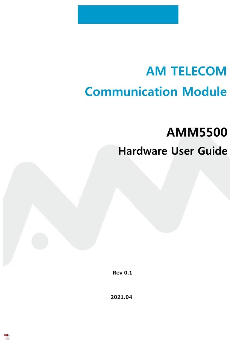 AMTelecom AMM5500 Hardware user's guide