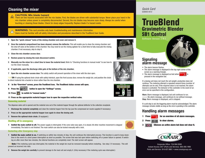 Conair TrueBlend quick guide