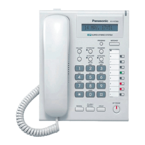 Panasonic KX-NT265X User manual